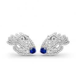 Jeulia Luxury Goldfish Sterling Silver Stud Earrings