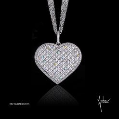 XLarge Blaze® Heart Diamond Pendant
