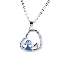 Jeulia Romantic Heart Necklace