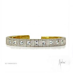 Windows Diamond Cuff Bracelet
