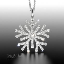 Snowflake Diamond Pendant