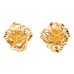 BÔNG TAI CƯỚI VÀNG 22K PNJ MÙA YÊU 0000Y000103