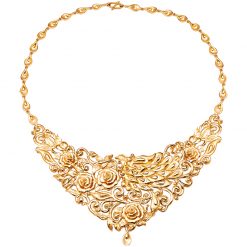 DÂY CỔ CƯỚI VÀNG 24K PNJ DUYÊN PHƯỢNG TÌNH HỒNG 0000Y000038