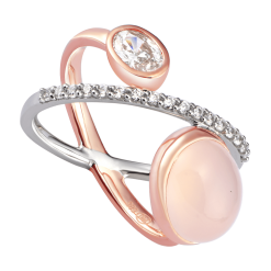 NHẪN VÀNG 14K ĐÍNH ĐÁ MOON SẮC XUÂN PNJ MOXMH000007