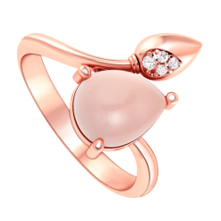 NHẪN VÀNG 14K ĐÍNH ĐÁ MOON PNJ SẮC XUÂN MOXMX000006