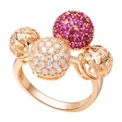 NHẪN VÀNG 14K ĐÍNH ĐÁ CZ PNJ XM00Y060001