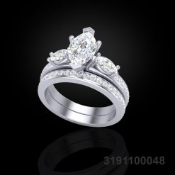 Marquise Diamond Bridal Ring Set