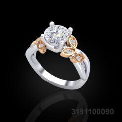 Perfect Diamond Two Tone Ring