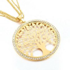 "Tree Of Life" Gold Pendant Necklace