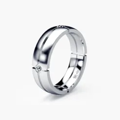 CORTEZ Comfort Fit Mens Gold Wedding Band