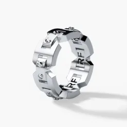 BRIGGS Mens Gold Wedding Band