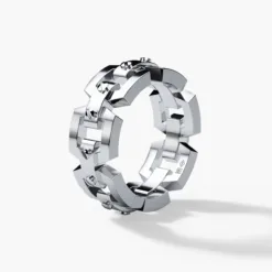 NORTHSTAR Mens Gold Wedding Band