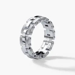 GETCHELL Mens Gold Wedding Band