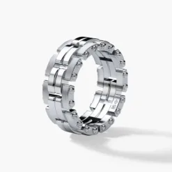 GETCHELL Mens Gold Wedding Band