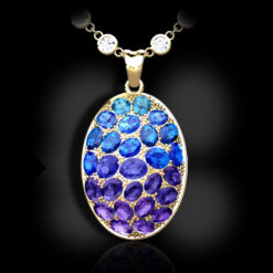 Mặt dây đá Sapphire