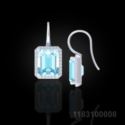 Aquamarine Drop Earrings