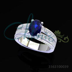 Nhẫn nữ đá Sapphire