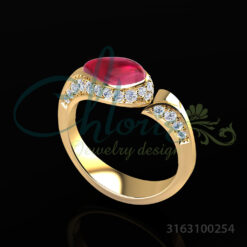 Nhẫn nữ đá Ruby