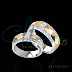 Nhẫn cưới đá CZ