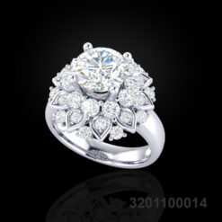 Dandelion Diamond Ring