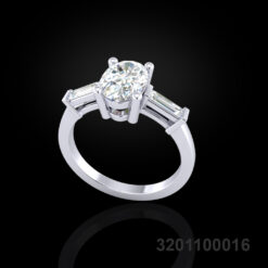 Classic Baguette Engagement Ring