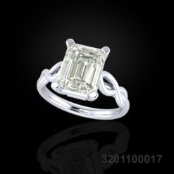 Infinity Solitaire Engagement Ring