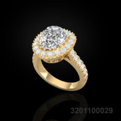 Custom Rose Diamond Ring