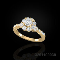 Cluster Diamond Ring