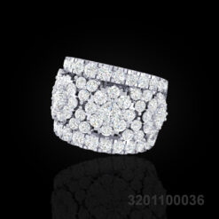 Diamond Cluster Band Ring