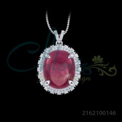 Mặt dây đá Ruby