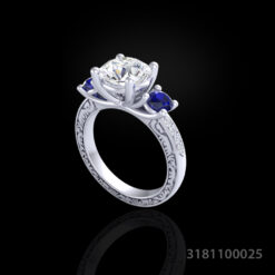 Three Stone Engagement Ring