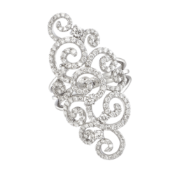 Nhẫn kim cương Vàng trắng 14K PNJ DDDDW003758