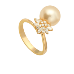 Nhẫn Vàng 18K đính Ngọc trai SouthSea PNJ PSDDY000124