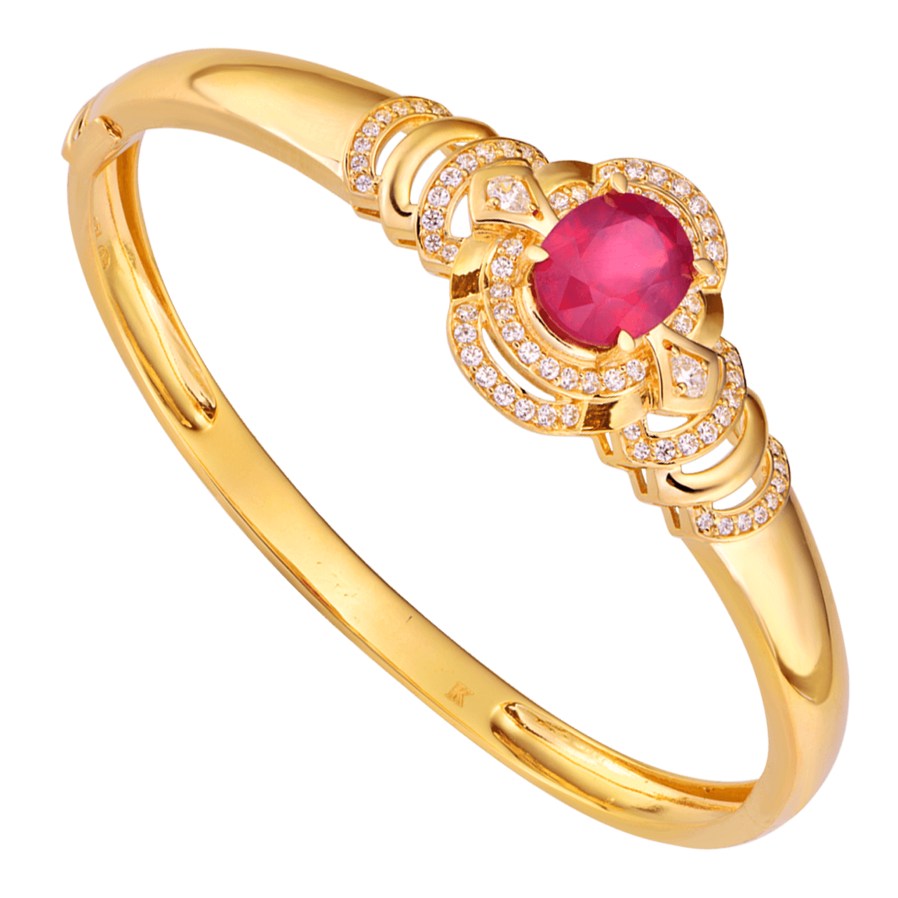 Vòng tay vàng 18K đính đá Ruby PNJ RBXMY000178 là món trang sức đắt giá, quý phái và đầy tinh tế. Mang vòng tay này sẽ tô điểm thêm cho vẻ đẹp của bạn. Ghé trangdoan.vn để sở hữu sản phẩm này.