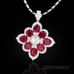 Phoenix Flower Pendant