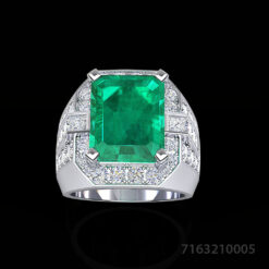 Authentic Luxury Emerald Ring