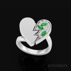 Completed Heart Ring