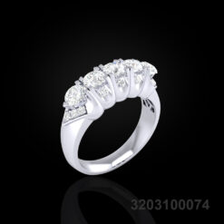 Diamond Cluster Band Ring