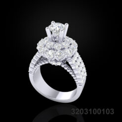 Floral Diamond Ring