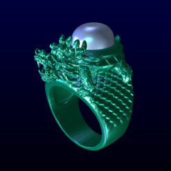 Dragon Pearl Men Ring
