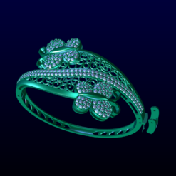 Double Butterfly Bangle
