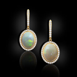 Opal Dangle Earrings