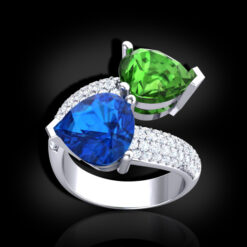 Two-stone By your side Ring