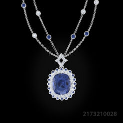 Attractive Blue Sapphire Pendant
