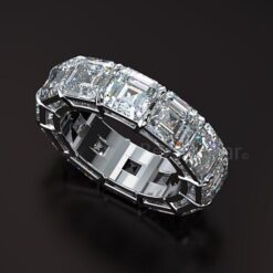 Asscher Cut Diamond Eternity Band
