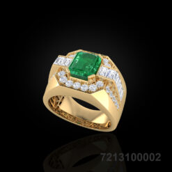 Authentic Luxury Emerald Ring