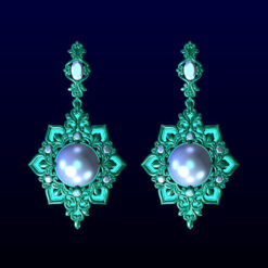 Vintage Filigree & Pearl Earrings