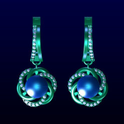 Cluster Drop Earrings