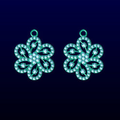 Dangle Flower Earrings