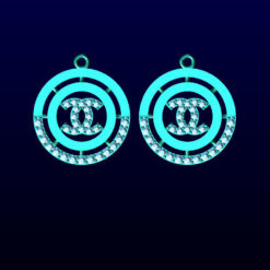 Chanel Logo Earrings